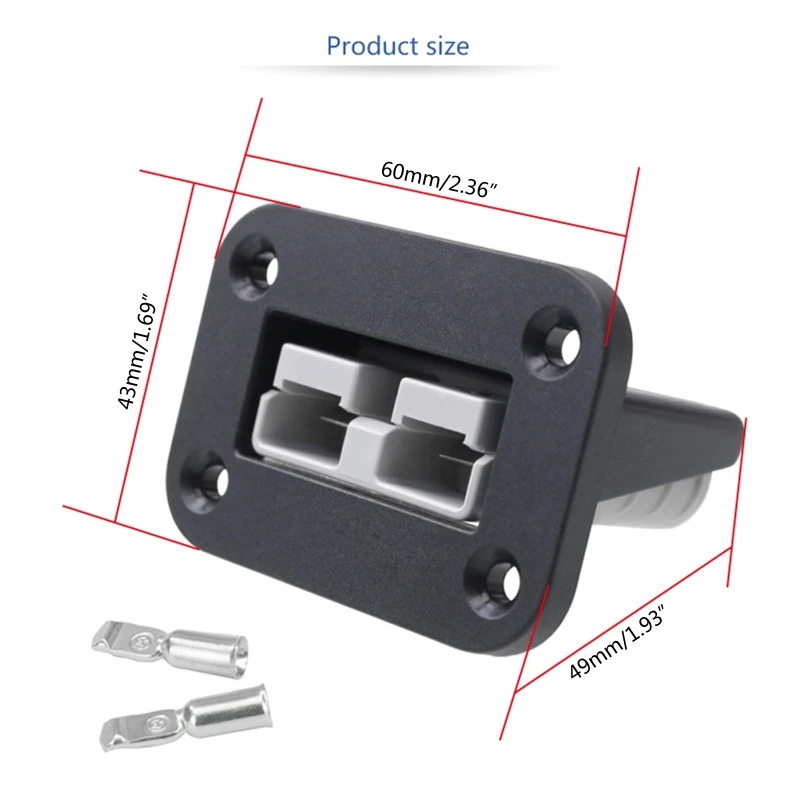 

Quick Disconnect Power Connector Electrical Plug Recovery Winch Trailer Forklift Fit for Caravan Boat 50A Dropshipping