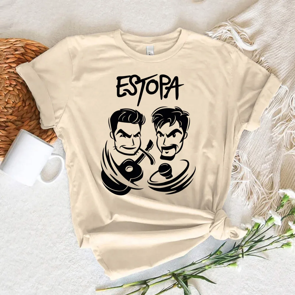 Футболка Estopa Женская дышащая футболка комиксная Одежда Манга 2000s