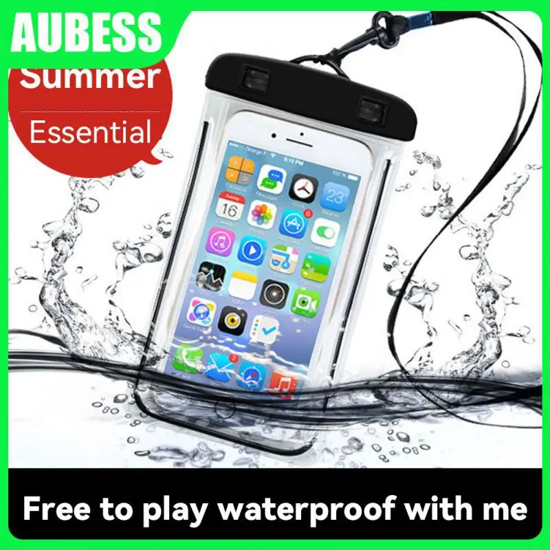 

Swimming Bag Touch The Screen And Take Photos Waterproof 20 Meters Deep Carrying Case Waterproof Bag Pv Protective Sleeve