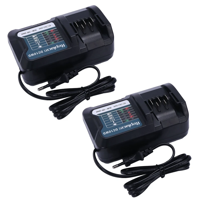 

Быстрое зарядное устройство для литиевых аккумуляторов Makita, 2 шт., 10,8 В, 12 В постоянного тока, 10 ВВ, 10 ВВ постоянного тока, 10 ВБ, 10 ВВ постоянног...