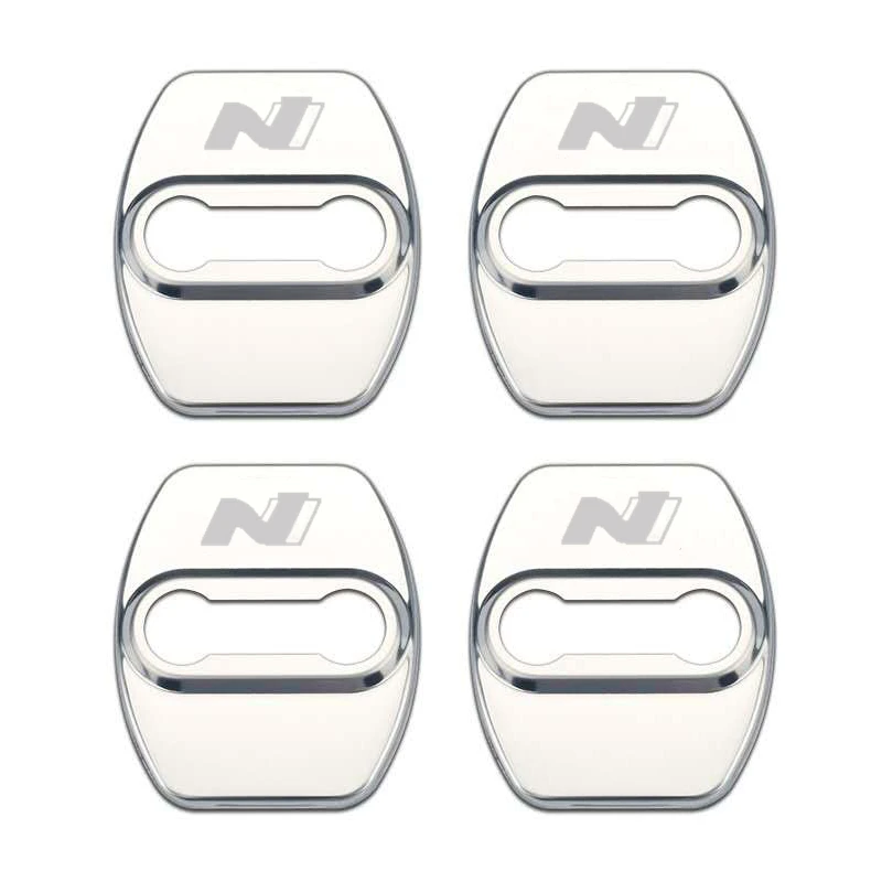 Крышка дверного замка автомобиля, антикоррозийные наклейки N Line Nline Logo для Hyundai Tucson Creta I20 I30 ENCINO Ix35 MISTRA Sonata 8 9 ELANTRA