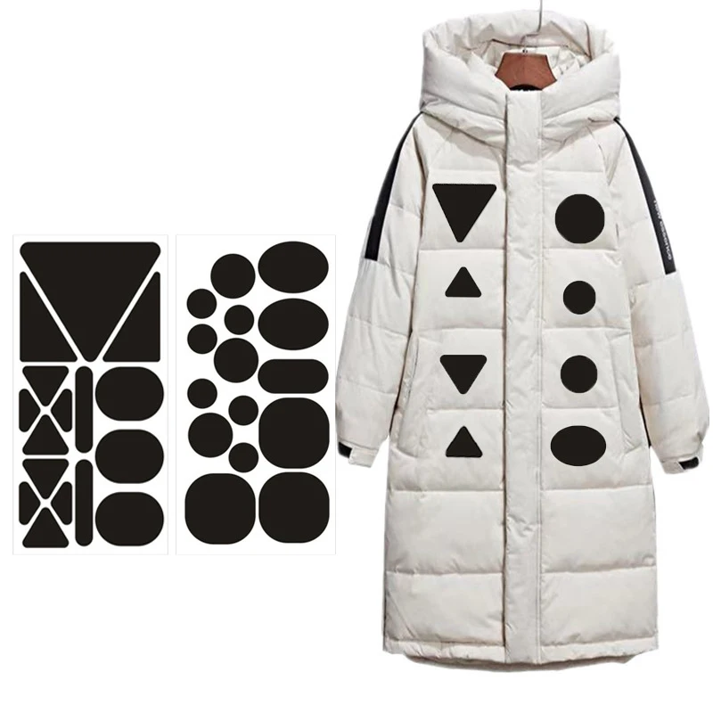 

DIY ремонт одежды моющиеся патчи черные самоклеящиеся патчи для пуховых курток футболок