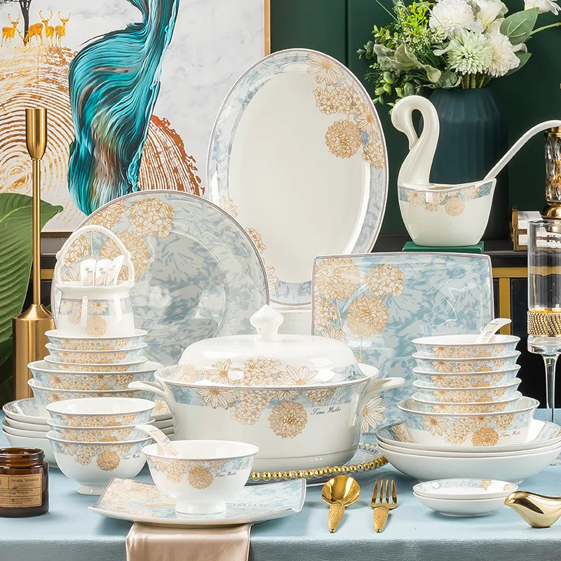 

Exquisite Jingdezhen Ceramic Tableware: Elevate Your Dining Experience with Luxurious Bone China Tableware