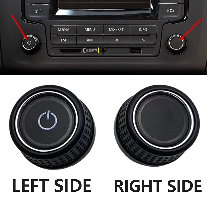 Для Volkswagen New Jetta Polo The new Santana CD Player ручка кнопки РАДИО переключатель громкости