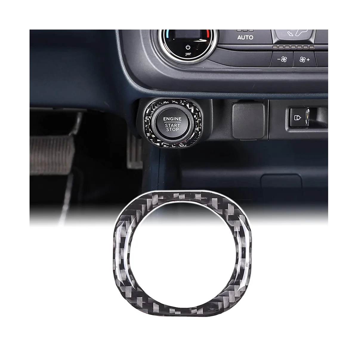 Автомобильный двигатель старт стоп украшение кольцо отделка наклейка для Ford