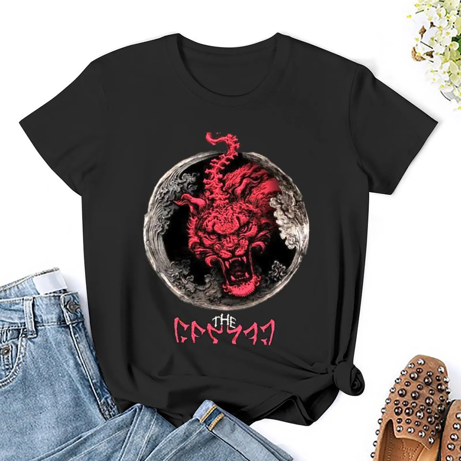 Фото Футболка Gereg, летний топ, винтажная одежда, женская одежда, летняя одежда для женщин №3