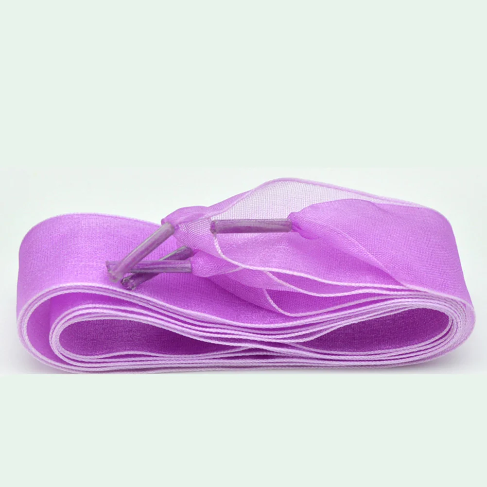 Shoelaces Shoelace Strings Shoestrings Satin Shoe Ribbon Lace Snow Kids Grosgrain Chiffon Diy Silk Tap Shoes Elastic Stretchy
