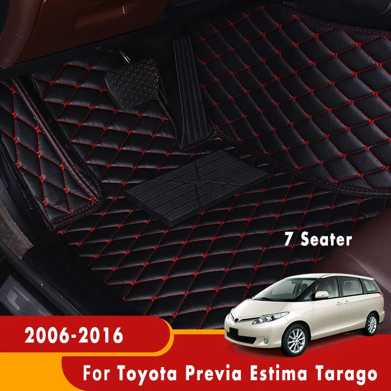 

For Toyota Previa Estima Tarago 2016 2015 2014 2013 2012 2011 2009-2006 (7 seats) Car Floor Mats Auto Interior Carpets Foot Rugs