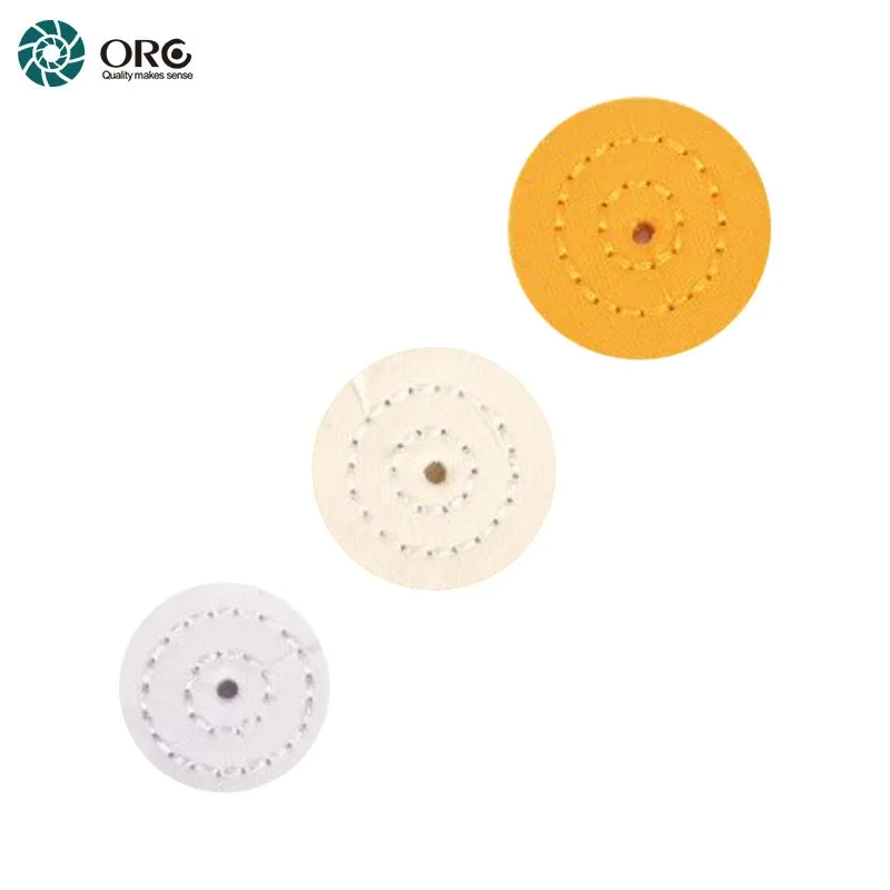 ORO Мини сшитые баффы из хлопка 12 шт. 19/22/25 мм