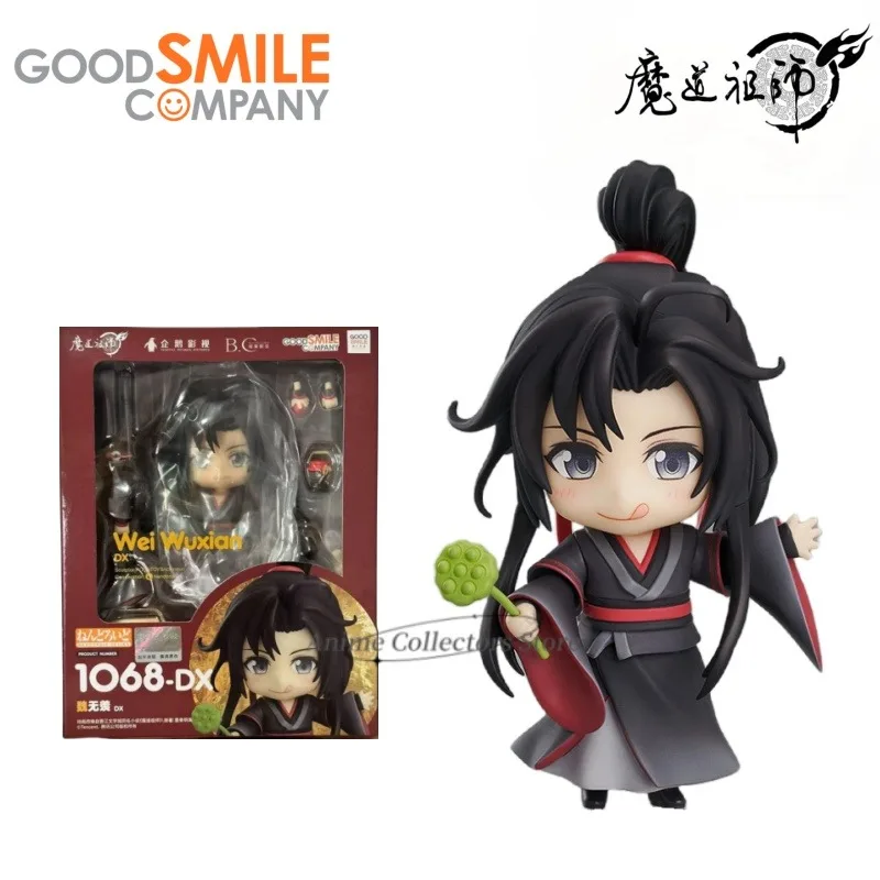 Фото В наличии оригинальная хорошая улыбка Nendoroid GSC 1068-DX Wei Wuxian GSC 1109-DX Lan Wangji Patriarch Ver аниме фигурка игрушки подарок №3