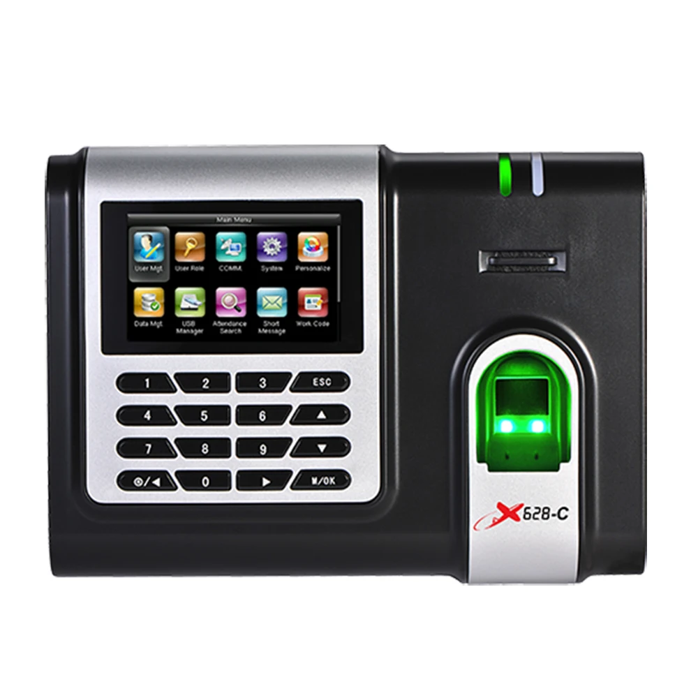 

ZK X628-C RFID Card Fingerprint Time Attendance Terminal RS232/485 Biometric Fingerprint Time Recorder Time Clock With Printing