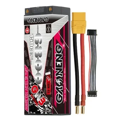 Gaoneng GNB LCG Thin 4S HV 15.2V 6800mAh 150C XT90 Hardcase Lipo battery
