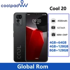 Оригинальный смартфон Coolpad Cool 20 с глобальной прошивкой, Восьмиядерный Helio G80, тройная камера 48 МП, полный экран 6,5 дюйма, аккумулятор 4500 мАч