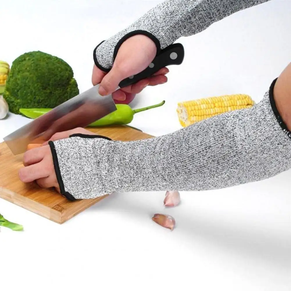 

Anti-cut Wear-resistant Sleeve Open Finger Style Arm Protection Cover for Industrial