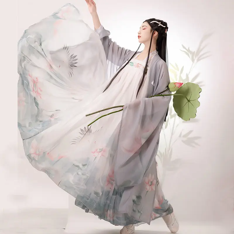 Original Hanfu Women's Chinese Style Double Breasted Large Swing Ru Skirt Large Sleeved Shirt Ancient Summer Suit Super Fairy
Original Hanfu Women's Chinese Style Double Breasted Large Swing Ru Skirt Large Sleeved Shirt Ancient Summer Suit Super Fairy