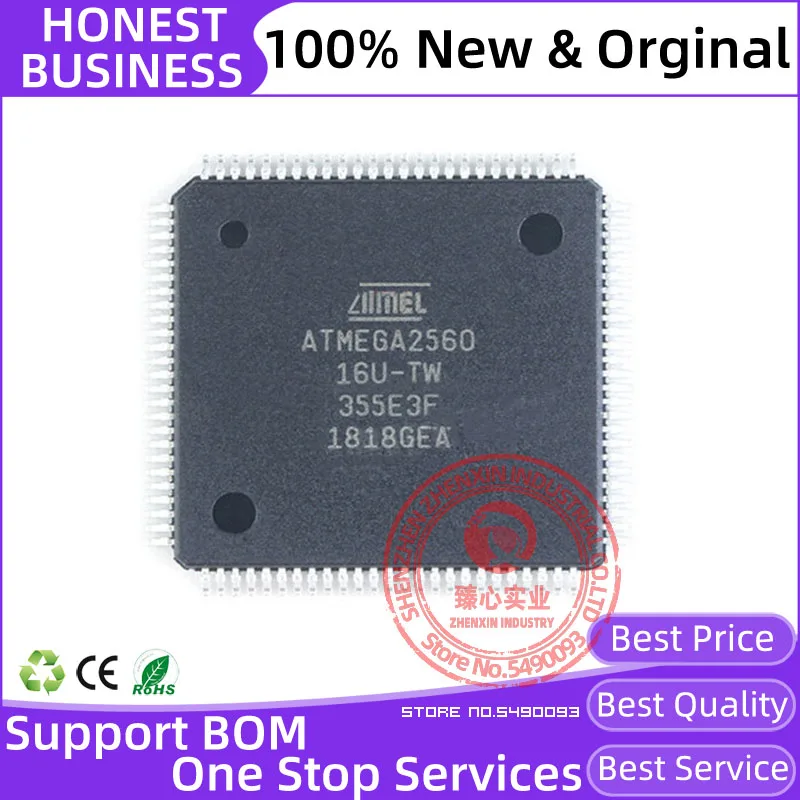 

Флэш-память ATMEGA2560 флэш-память MCU 256kB EEPROM 86 ввода/вывода, 8-битные микроконтроллеры