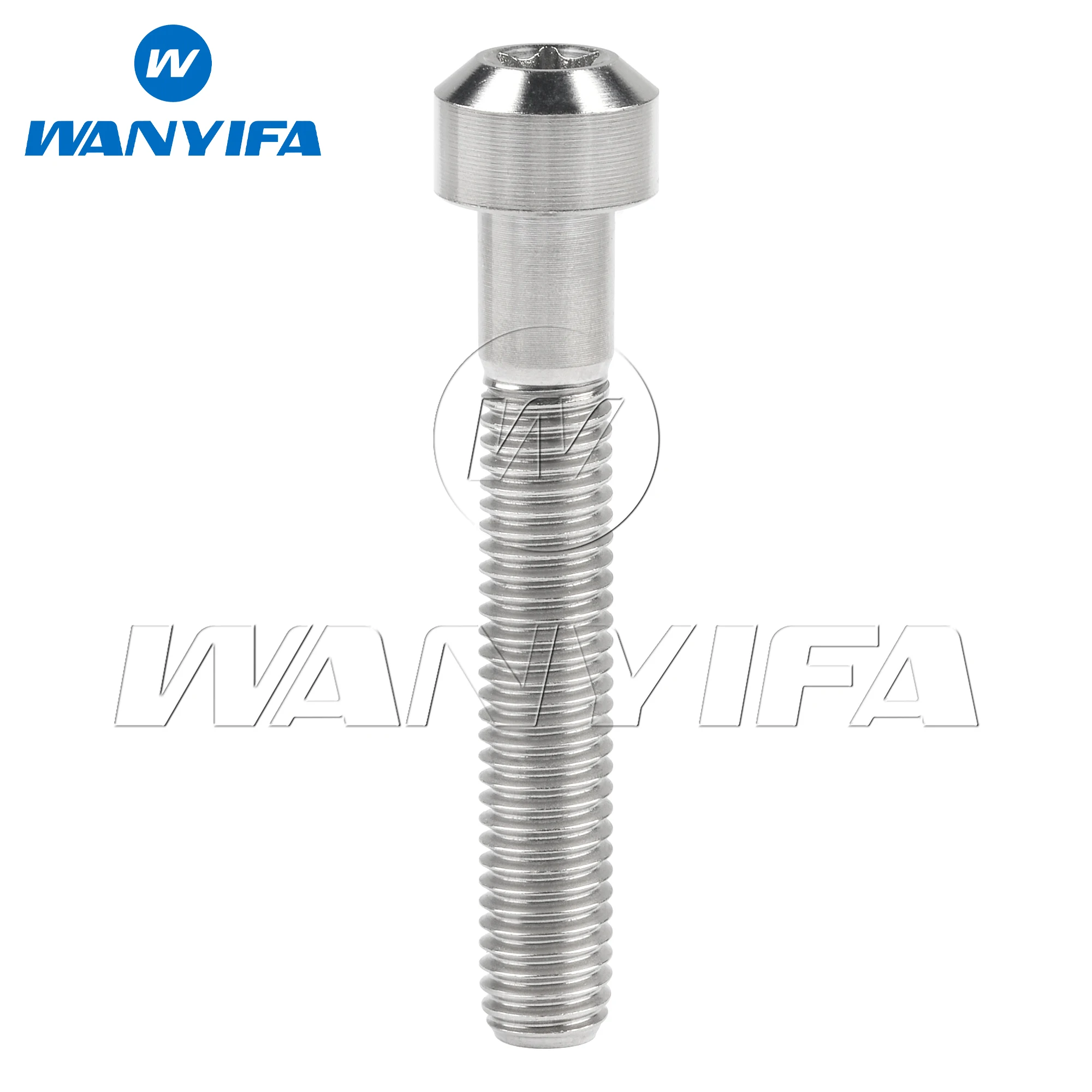 

Титановый болт Wanyifa M8x10 15 20 25 30 35 40 45 50 мм, винт Torx T40 с фаской для велосипеда, мотоцикла, автомобиля, тормоза, крепеж