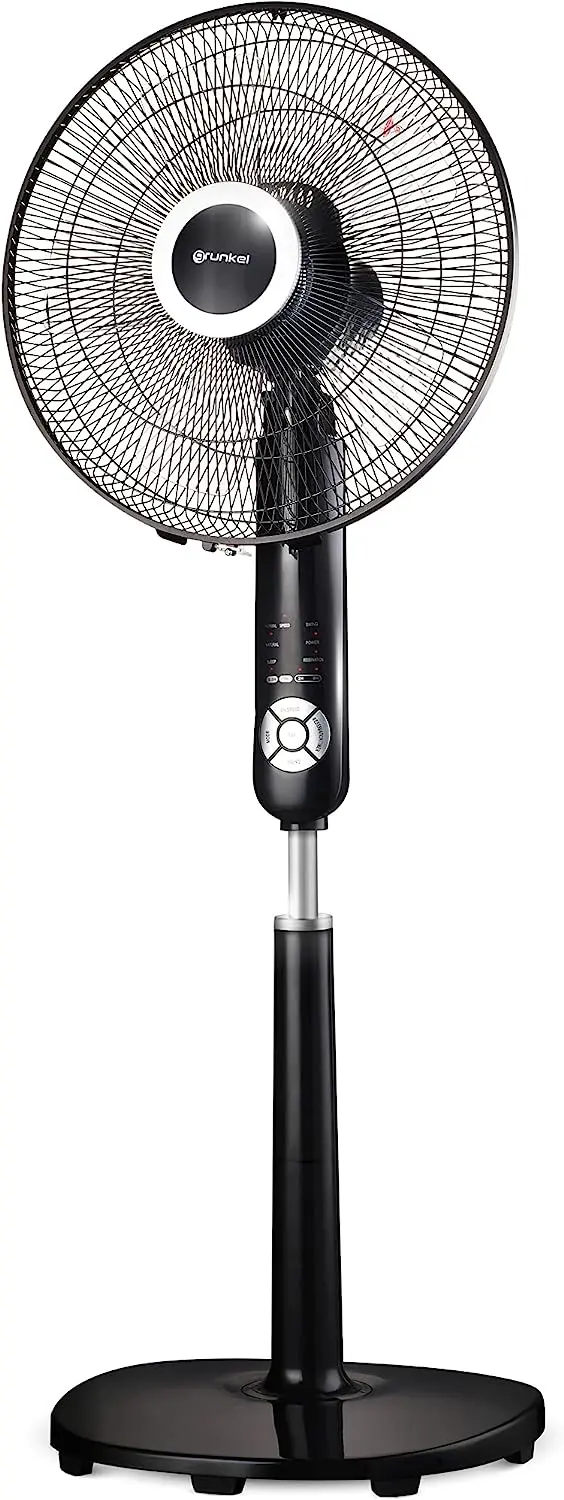 

- Ventilador de Pie Programable con Mando a Distancia y Temporizador hasta 7,5 Horas - FAN-B16TecSilence - 60W, 6 velocidades y