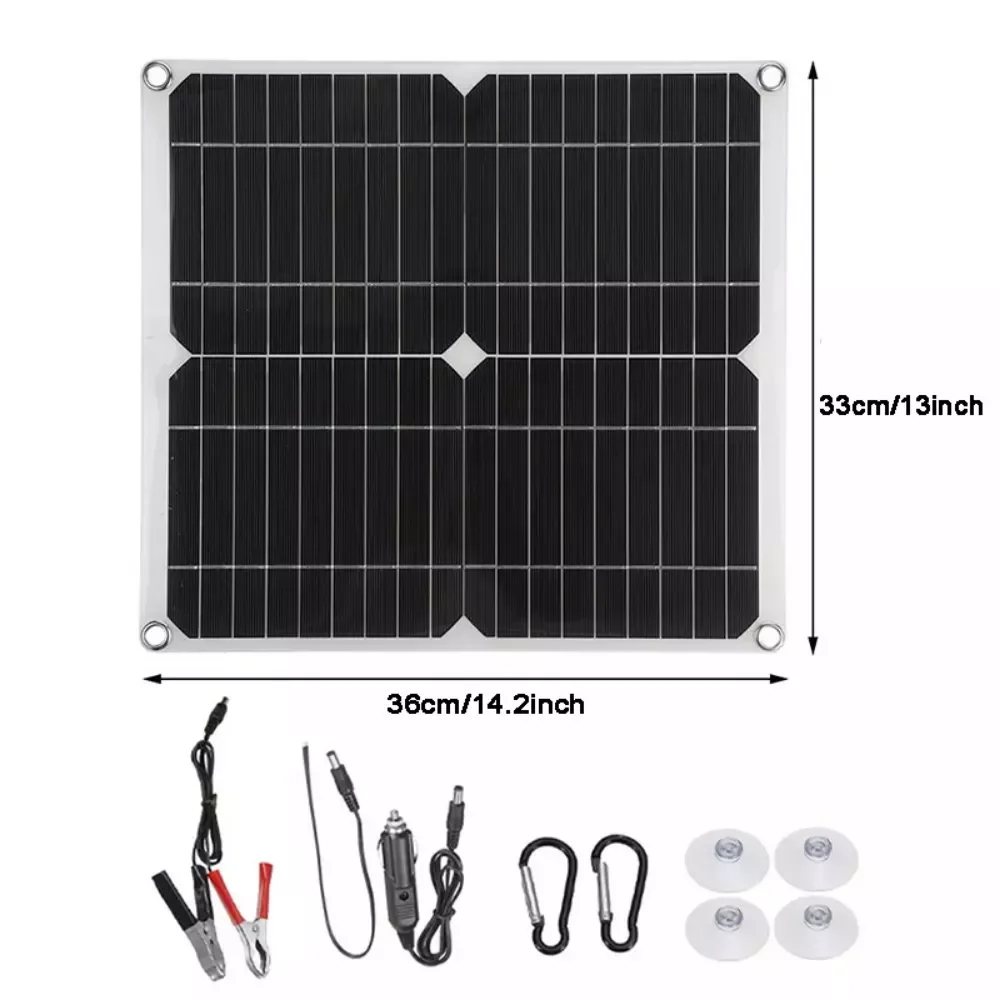 

300W Solar Panel Kit Complete Dual 18V USB 60A Controller Portable Solar Generator for Mobile Power Watch Phone Battery Charger