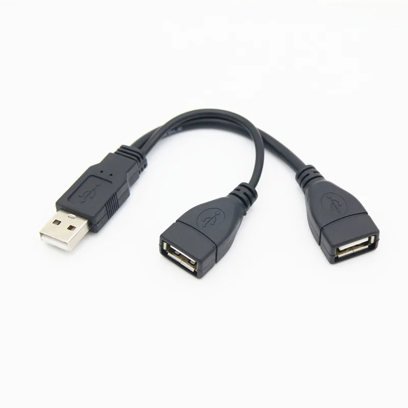 Cable USB 2,0 divisor Y 1 macho a 2 hembra Cable de...