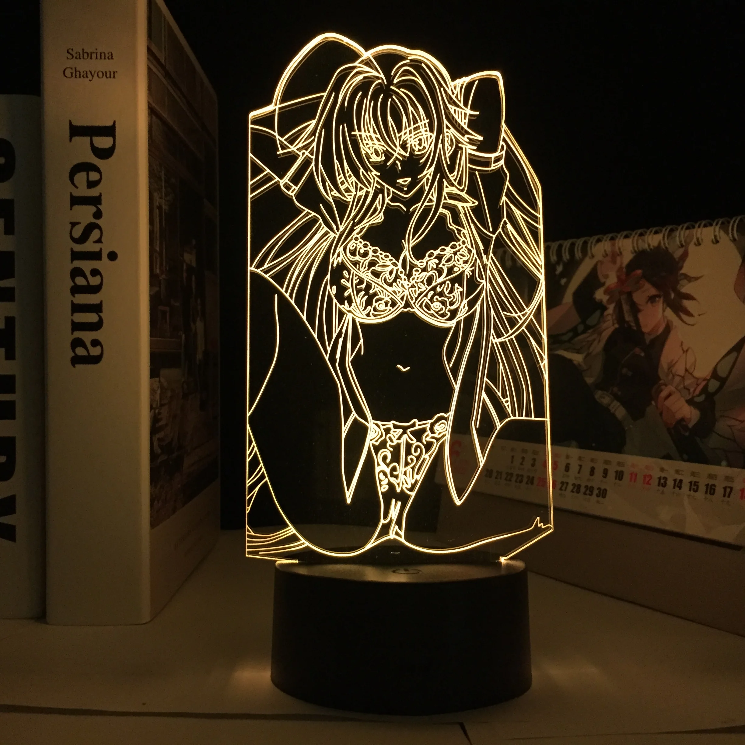 Ночник Rias Gremory для украшения спальни подарок на день рождения комнатный