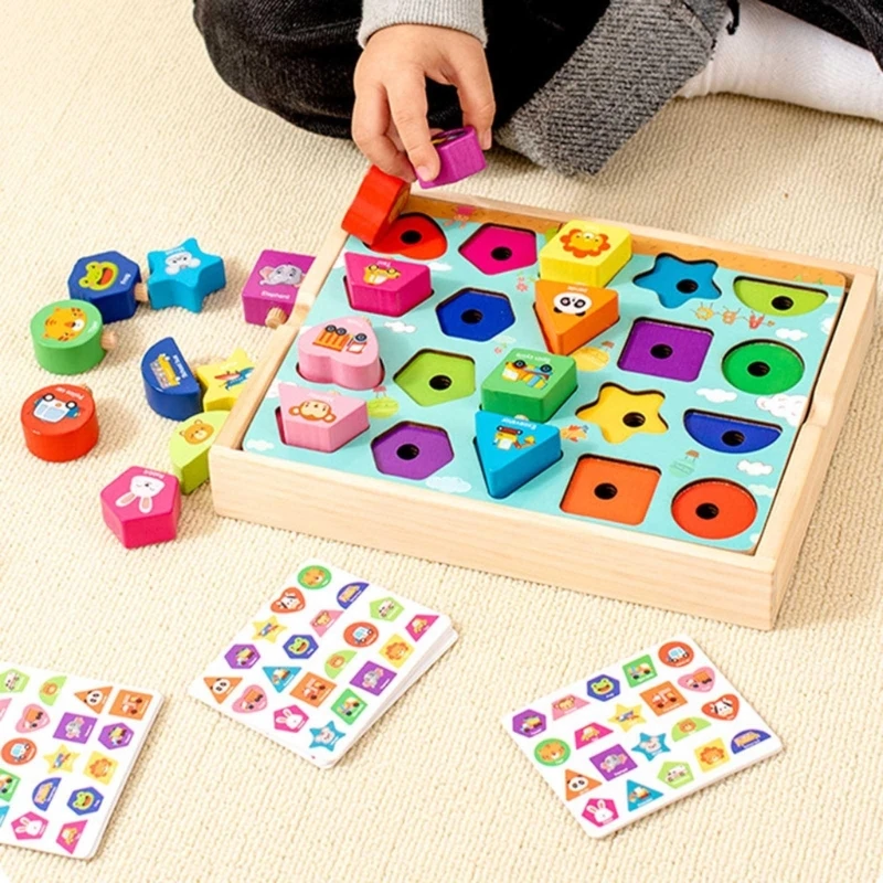 

Math Matching Toy Numbers Matching & Shape Recognition Learning Toy for Toddlers Preschool Game Montessori Education