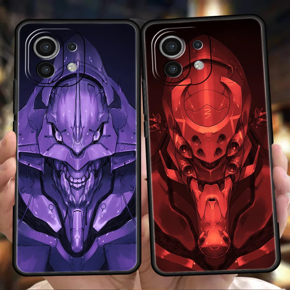 

Neon Genesis Evangelion EVA Phone Case for Xiaomi Poco F3 X3 X4 GT NFC M3 M4 Mi 12 9T 11 Ultra 11X 11i Note 10T Pro Lite 5G Bag