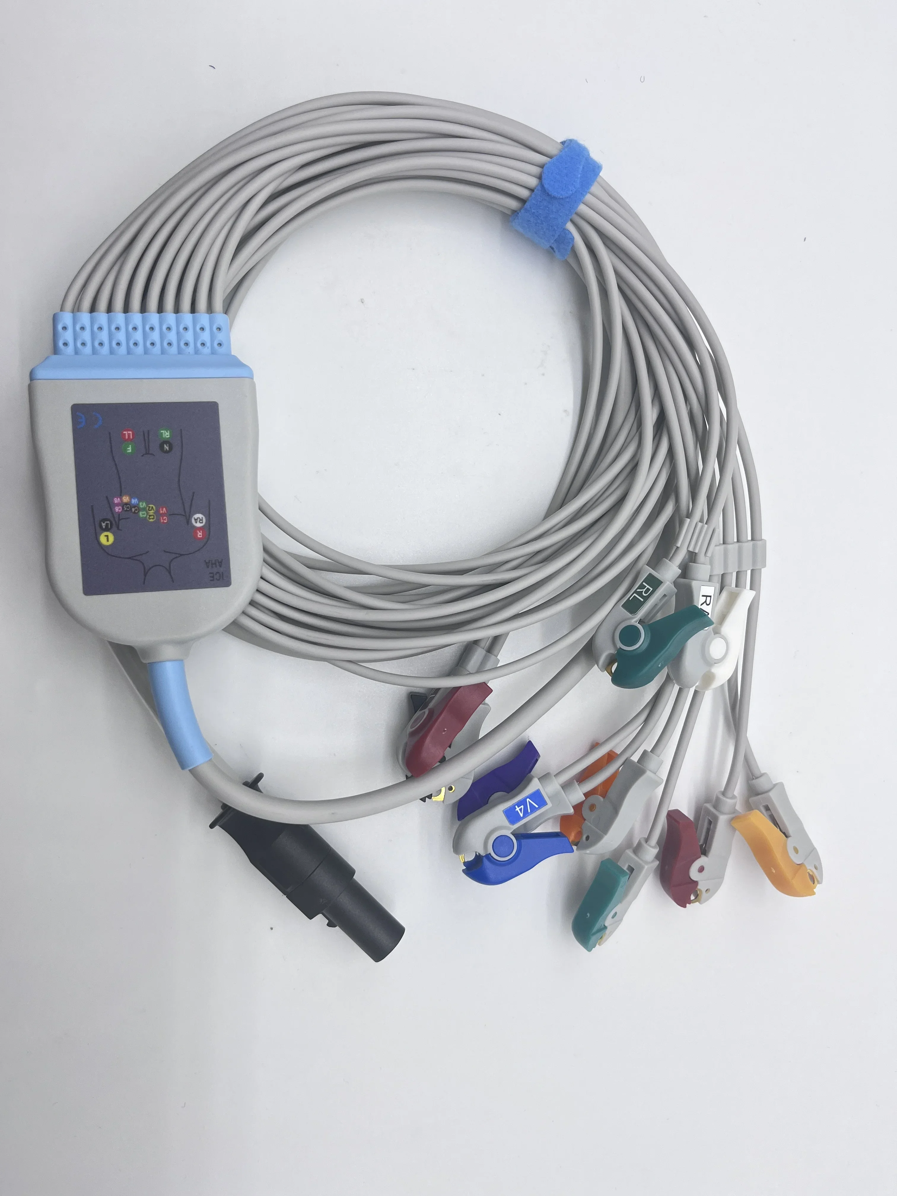 Для 60-00180-01 кабель Mortara Q-Stress Quinton EKG новый совместимый