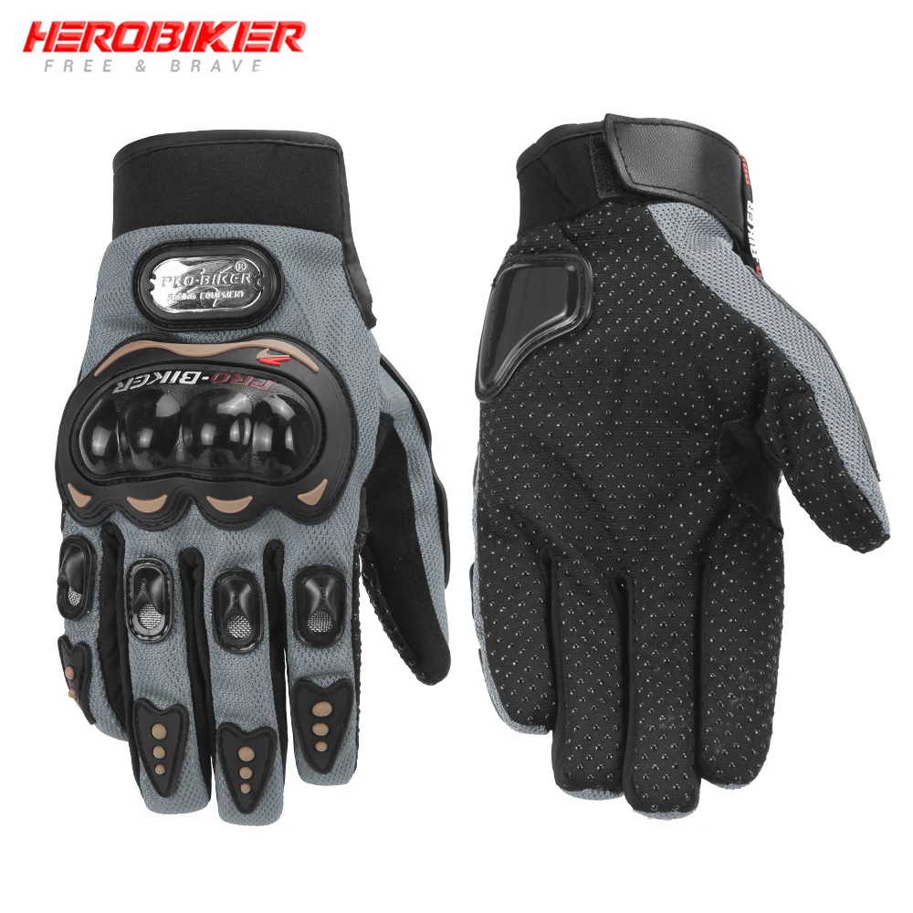 

Motorcycle Riding Gloves With Protection Moto Racing Accessories Waterproof Breathable Moisture Wicking Full Finger Glove Hot