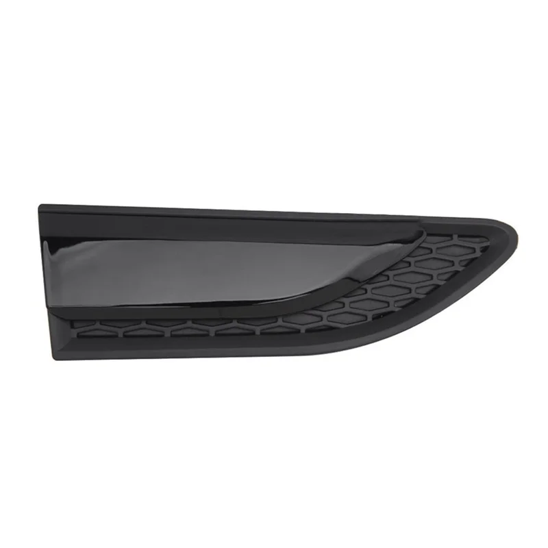 1 пара глянцевых черных автомобильных передних боковых крыльев решетка