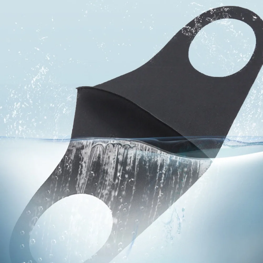 Дышащая Маска из ледяного шелка модная бесследная маска для лица с защитой от