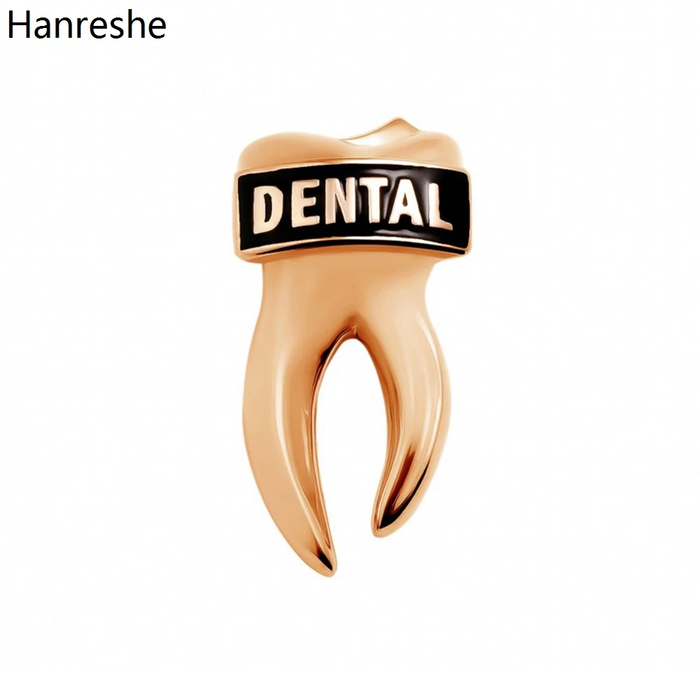 

Hanreshe Fashion Dental Tooth Brooch Pins Creative Dentist Medical Lapel Backpack Enamel Badge Jewelry Gift for Doctor Nurse