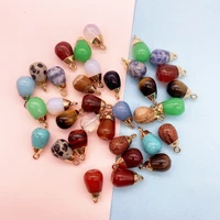 natural stone pendant jewelry craft wholesale 10x18mmdiy earrings bracelet fashion accessories drop shape natural stone