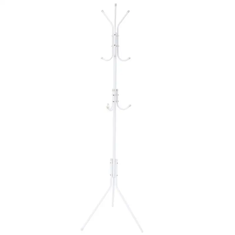 

175cm Clothes Rack Three-Layer Hooks Hat Hanger Coat Sundries Stand Iron Clothes Rack Multi-Layers Coat Hanger For Bedroom