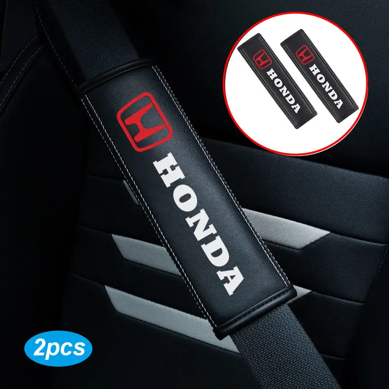 2 шт., кожаные накладки на ремень безопасности автомобиля