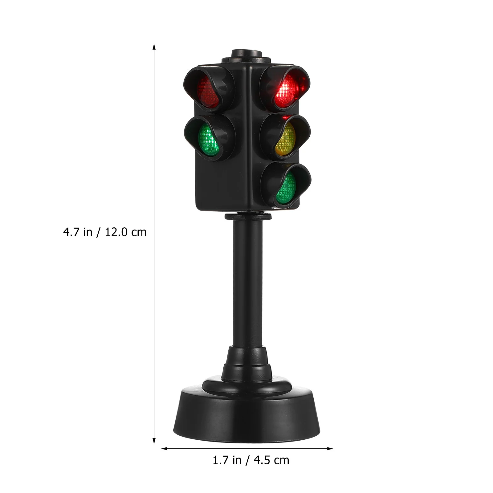 56 Pcs Traffic Light Toy Road Signs Playset Emblems Ornament Pipeline Construction for Kids Plastic