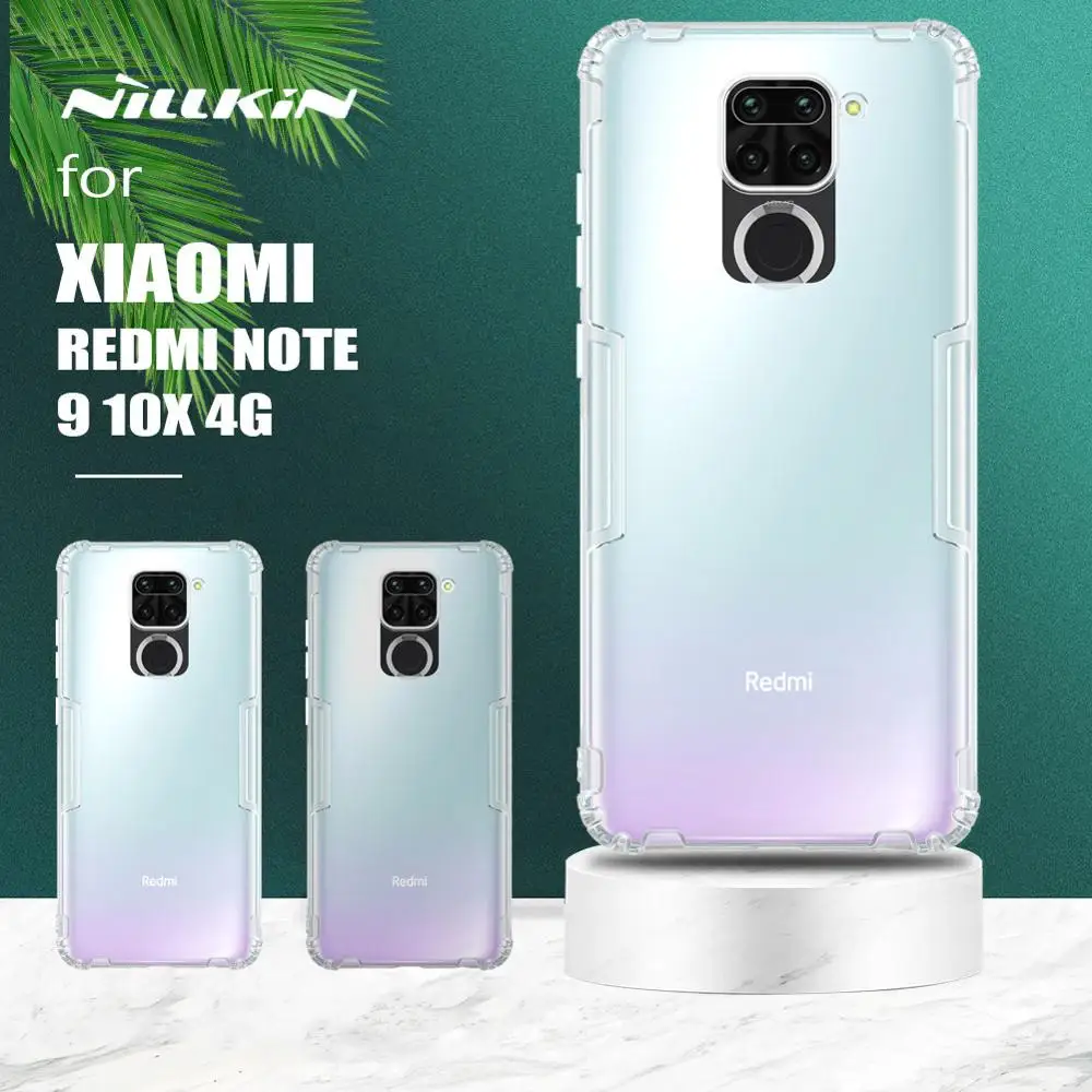 

For Xiaomi Redmi Note 9 10X 4G Case Nillkin TPU Thin Soft Touch Silicone Clear Protect Back Cover for redmi Note 9 10X 4G Case