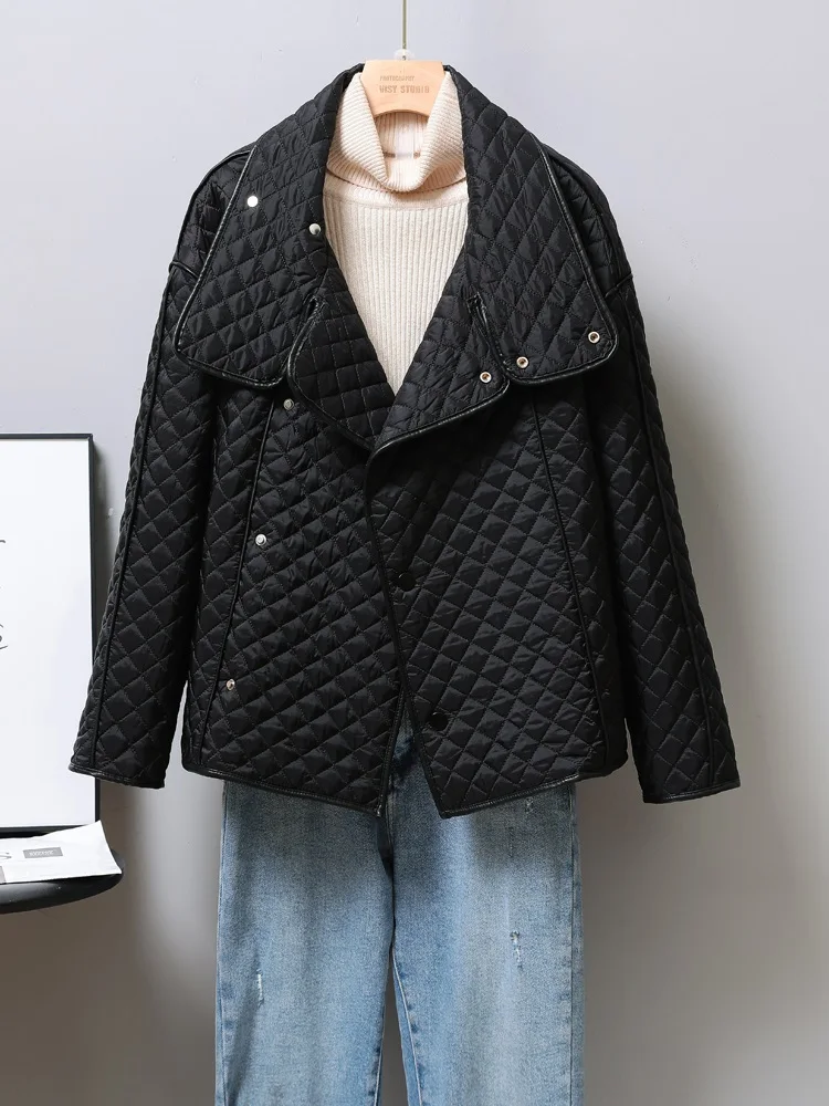 New Women Down Jacket Casual Style Spring Autumn Coats And Parkas Female Outwear