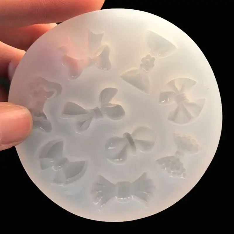 

Mini 3D Bow Shape Epoxy Resin UV Glue Crafts Silicone Mold for Creative DIY Art 40GB