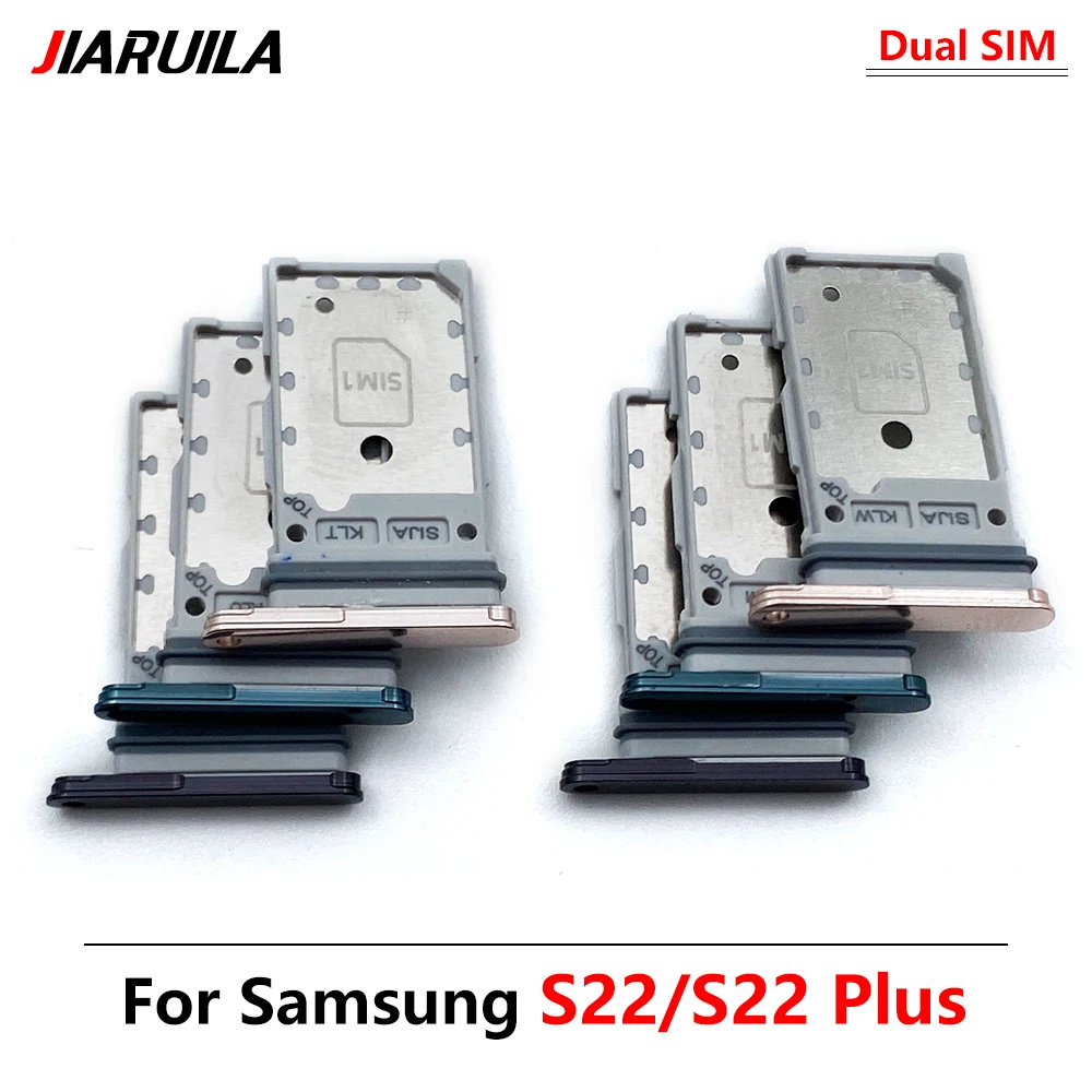 10 шт. лоток для Sim-карты Samsung S22 ультраоригинальный адаптер слота SIM-карты часть