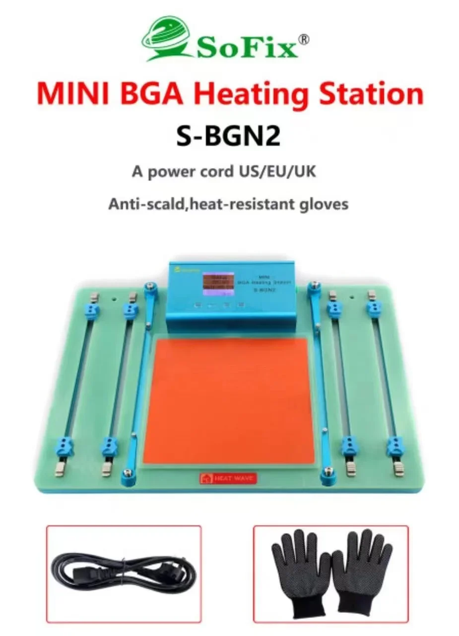 SoFix S-BGN2 Mini BGA нагревательная станция чип T2 удаляется отдельно для Macbook Logic