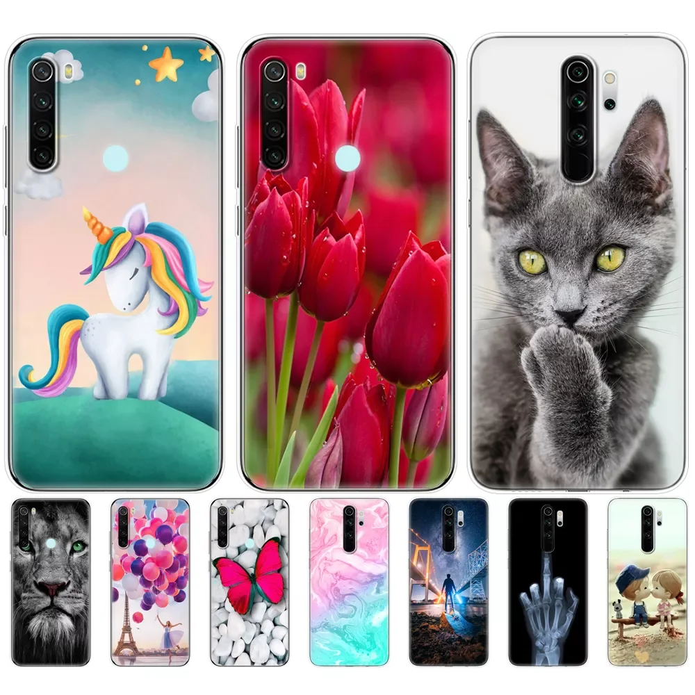 

For xiaomi Redmi Note 8T Case Silicone Painting Soft TPU For xiaomi Redmi Note 8 2021 Case Fundas For Redmi NOTE 8 PRO Case