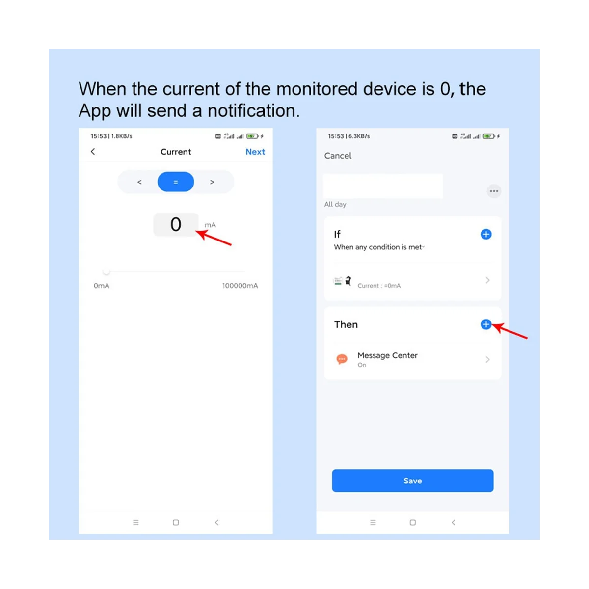 

Tuya Smart ZigBee Energy Meter 80A with Clamp App Monitor KWh Voltage Current Power Consumption 110V 240V