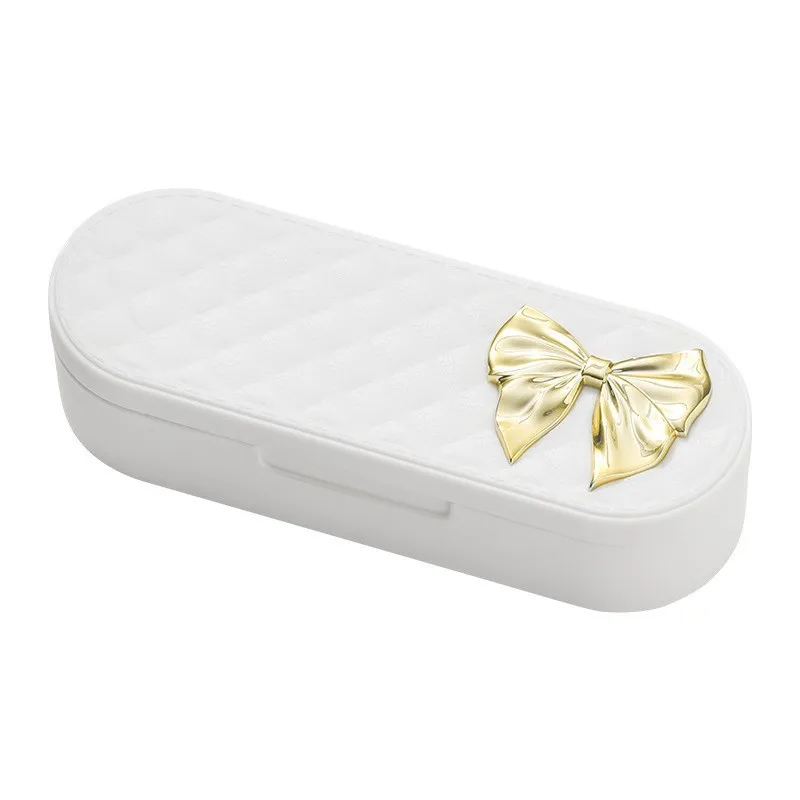 

New Medicine Box For Home Travel Portable Light Luxury Plastic Mini Trumpet Seal To Carry The Divided Tablets For Storage CW728