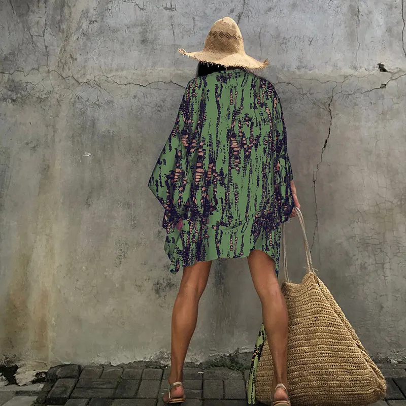 Женская летняя накидка богемные платья пляжные для женщин новинка 2022 Пляжное