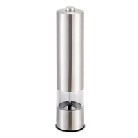 2022 electric salt pepper grinder with light adjustable coarseness stainless steel salt pepper shaker