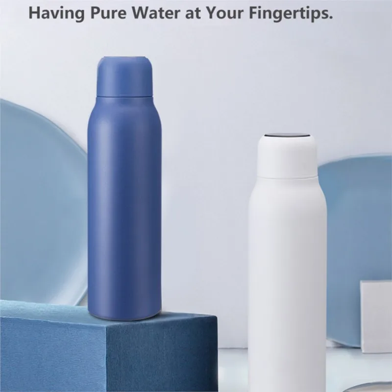 

420ml Smart UV Sterilizer Vaccum Thermos Water Bottle Self Cleaning Water Purifier 304 Stainless Steel Flask