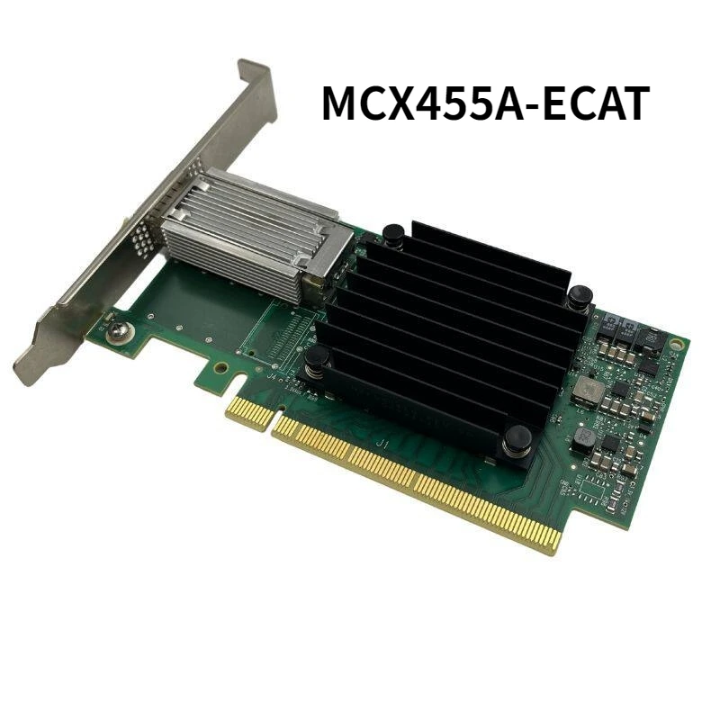 Фото Сетевая карта MCX455A-ECAT PCIe3.0x16 QSFP28 IB & ETH100GB с одним портом №1