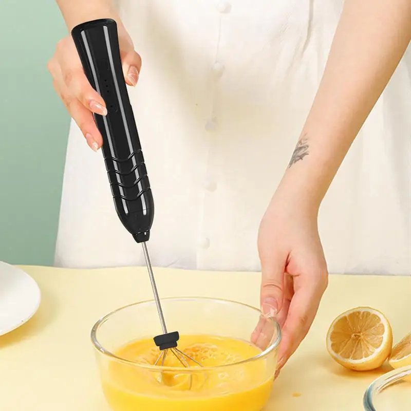 Electrical Milk Frother Cordless Tea Drink Foamer Mixer Coff