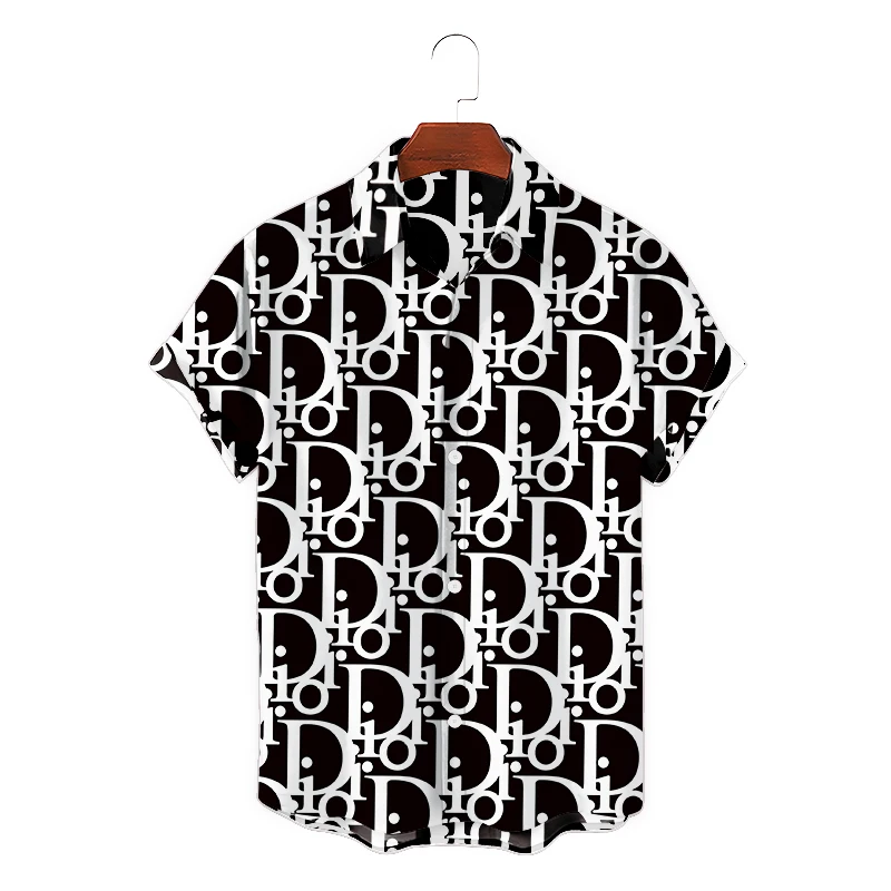 

Summer New Men's Hawaiian Shirts Single-Breasted Beach Top Shirt + Shorts 2 Piece Set Hip Hop Retro Harajuku Men Suit S-5XL